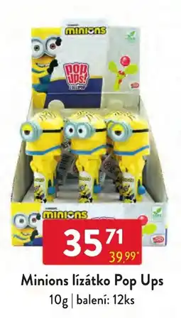Qanto Minions lízátko Pop Ups nabídka