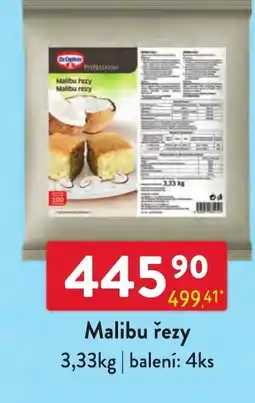Qanto Dr.Oetker Professional Malibu řezy nabídka