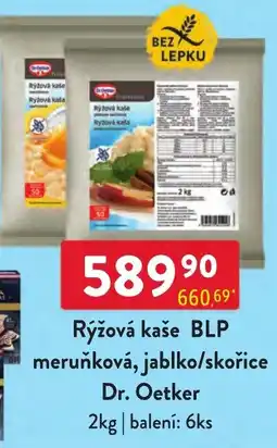 Qanto Dr. Oetker Rýžová kaše meruňková, jablko/skořice nabídka