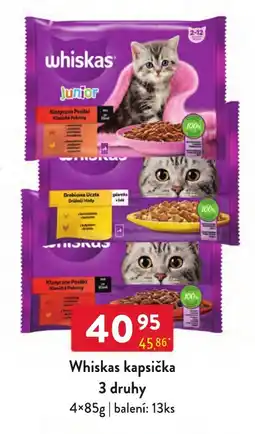 Qanto Whiskas kapsička nabídka