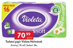 Qanto Violeta toaletní papír Heřmánek nabídka