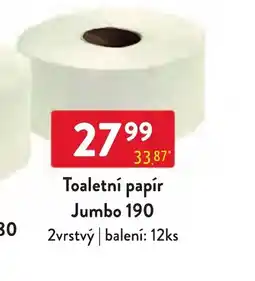 Qanto Toaletní papír Jumbo 190 nabídka