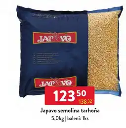 Qanto Japavo semolina tarhoňa nabídka
