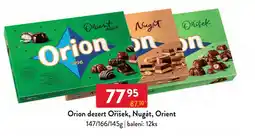 Qanto Orion dezert Oříšek, Nugát, Orient nabídka