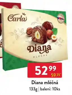 Qanto Carla Diana mléčná nabídka