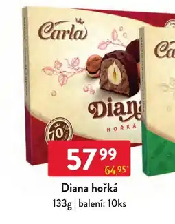 Qanto Carla Diana hořká nabídka