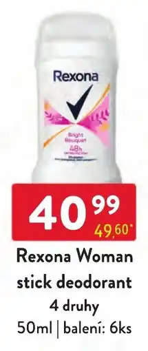 Qanto Rexona Woman stick deodorant nabídka
