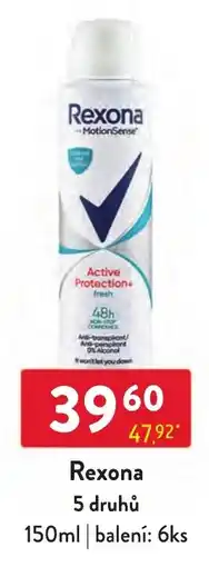 Qanto Rexona nabídka