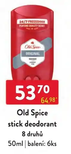 Qanto Old Spice stick deodorant nabídka
