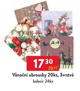 Qanto Vánoční ubrousky nabídka