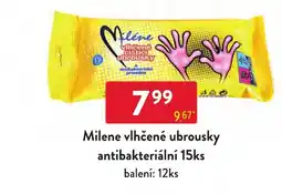 Qanto Milene vlhčené ubrousky antibakteriální nabídka