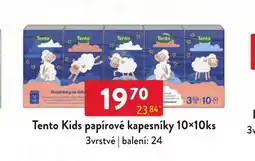 Qanto Tento Kids papírové kapesníky nabídka