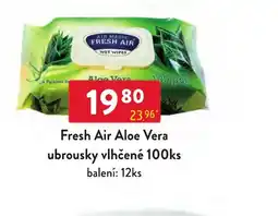 Qanto Fresh Air Aloe Vera ubrousky vlhčené nabídka