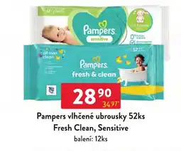 Qanto Pampers vlhčené ubrousky nabídka