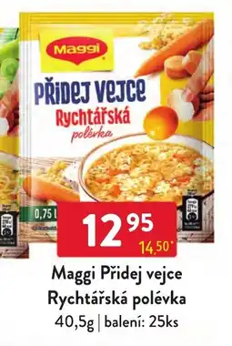 Qanto Maggi Přidej vejce Rychtářská polévka nabídka