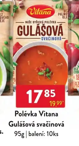 Qanto Vitana gulášová svačinová nabídka