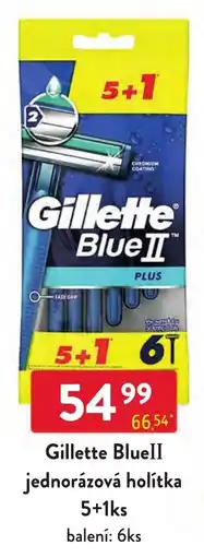 Qanto Gillette BlueII jednorázová holítka nabídka