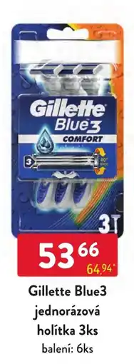 Qanto Gillette Blue3 jednorázová holítka nabídka