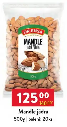 Qanto Dr. Ensa mandle jádra nabídka