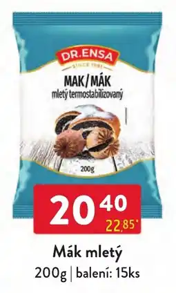 Qanto Dr. Ensa mák mletý nabídka