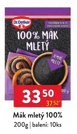 Qanto Dr.Oetker mák mletý 100% nabídka