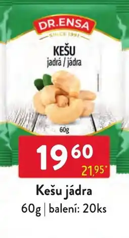 Qanto Dr. Ensa kešu jádra nabídka