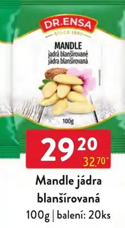 Qanto Dr. Ensa mandle jádra blanšírovaná nabídka