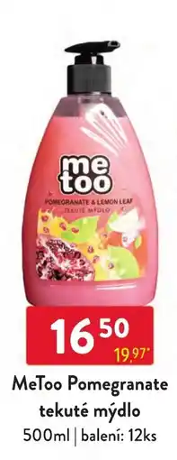 Qanto MeToo Pomegranate tekuté mýdlo nabídka