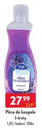 Qanto Tip line pěna do koupele levandule nabídka
