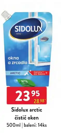 Qanto Sidolux arctic čistič oken nabídka