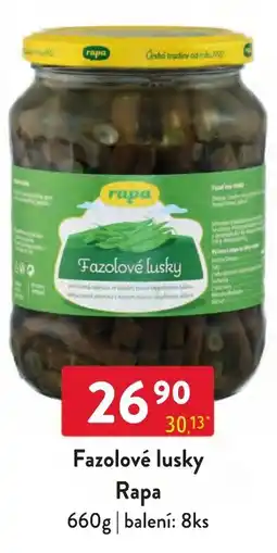 Qanto Rapa fazolové lusky nabídka