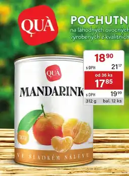 Qanto Qua mandarink nabídka