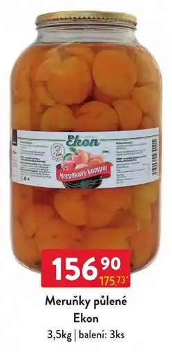 Qanto Ekon meruňky půlené nabídka