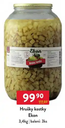 Qanto Ekon hrušky kostky nabídka