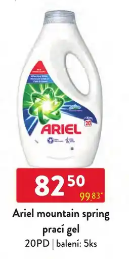 Qanto Ariel mountain spring prací gel nabídka