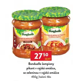 Qanto Bonduelle žampiony pikant v rajské omáčce, se zeleninou v rajské omáčce nabídka