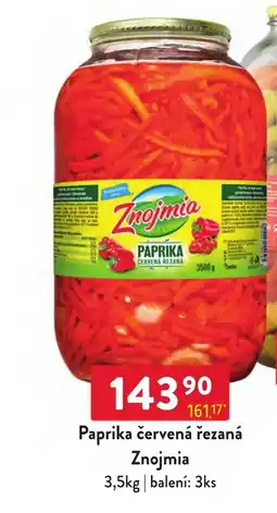 Qanto Znojmia paprika červená řezaná nabídka