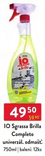 Qanto Io sgrassa brilla completo nabídka