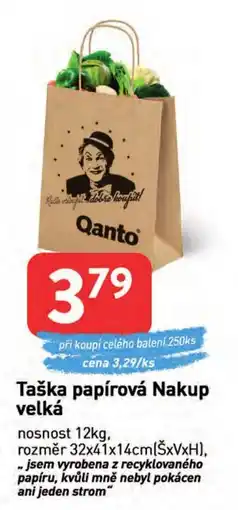 Qanto Qanto Taška papírová Nakup velká nabídka