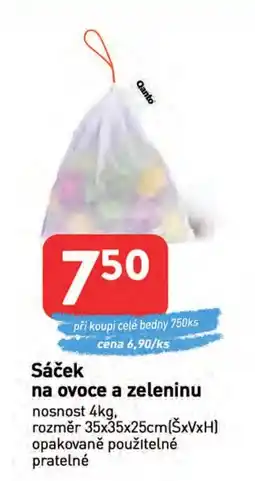 Qanto Qanto sáček na ovoce a zeleninu nabídka