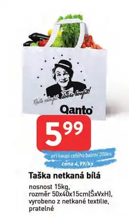Qanto Taška netkaná bílá nabídka