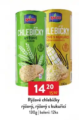 Qanto Racio chlebíčky rýžové, rýžové s kukuřicí nabídka