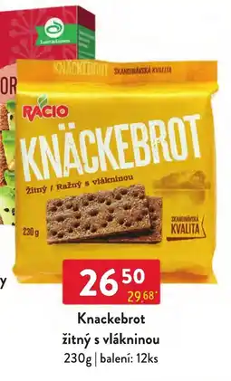 Qanto Racio knäckebrot žitný s vlákninou nabídka