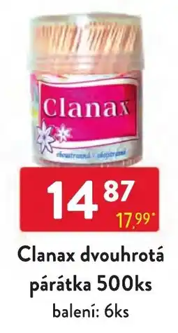 Qanto Clanax dvouhrotá párátká nabídka