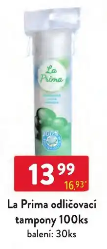 Qanto La Prima odličovací tampony nabídka