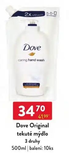 Qanto Dove Original tekuté mýdlo nabídka