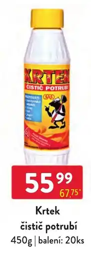 Qanto Krtek čistič potrubí nabídka