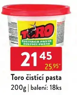 Qanto Toro čistící pasta nabídka
