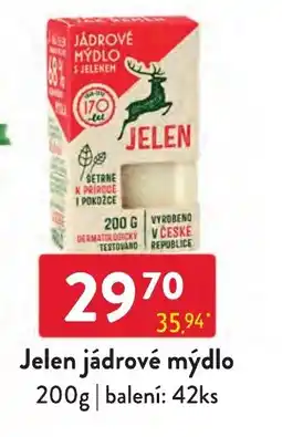 Qanto Jelen jádrové mýdlo nabídka