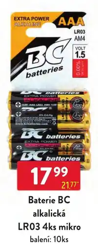 Qanto Baterie BC alkalická LR03 nabídka